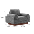 Modway Oasis Upholstered Fabric Armchair