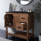 Modway Ashlyn 36" Wood Bathroom Vanity Cabinet (Sink Basin Not Included)