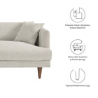 Modway Zoya Down Filled Overstuffed Sofa