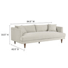 Modway Zoya Down Filled Overstuffed Sofa