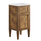 Modway Elysian 18" Wood Bathroom Vanity  