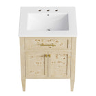 Modway Elysian 24" Wood Bathroom Vanity