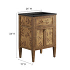 Modway Elysian 24" Wood Bathroom Vanity