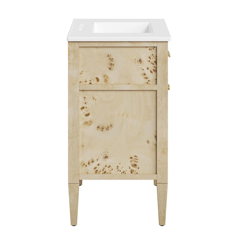 Modway Elysian 30" Wood Bathroom Vanity  