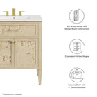 Modway Elysian 30" Wood Bathroom Vanity