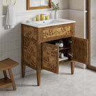 Modway Elysian 30" Wood Bathroom Vanity