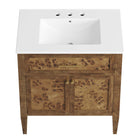 Modway Elysian 30" Wood Bathroom Vanity