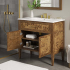 Modway Elysian 36" Wood Bathroom Vanity