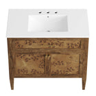 Modway Elysian 36" Wood Bathroom Vanity