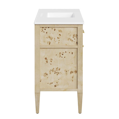 Modway Elysian 48" Wood Single Sink Bathroom Vanity  