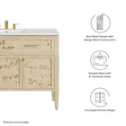 Modway Elysian 48" Wood Single Sink Bathroom Vanity
