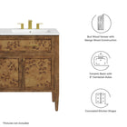 Modway Elysian 48" Wood Double Sink Bathroom Vanity