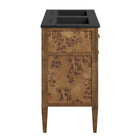 Modway Elysian 48" Wood Double Sink Bathroom Vanity