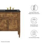 Modway Elysian 48" Wood Double Sink Bathroom Vanity