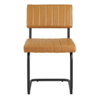 Modway Parity Vegan Leather Dining Side Chairs Set of 2