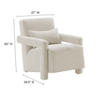 Modway Mirage Boucle Upholstered Armchair