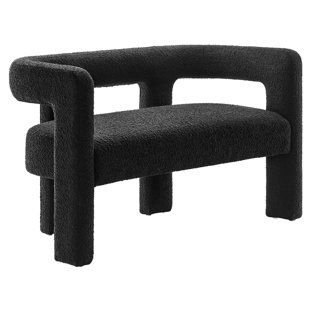 Modway Kayla Boucle Upholstered Loveseat  