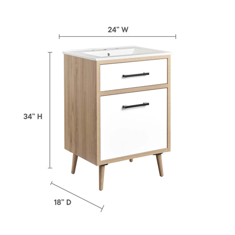 Modway Maverick 24" Bathroom Vanity  