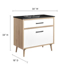 Modway Maverick 36" Bathroom Vanity