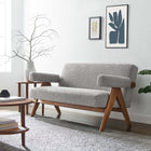Modway Lyra Boucle Fabric Loveseat