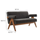 Modway Lyra Fabric Loveseat