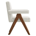Modway Lyra Boucle Fabric Dining Room Chair Set of 2