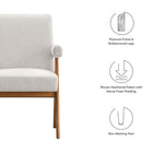 Modway Lyra Fabric Dining Room Chair Set of 2