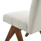Modway Lyra Boucle Fabric Dining Room Side Chair Set of 2