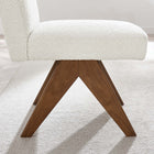 Modway Lyra Boucle Fabric Dining Room Side Chair Set of 2