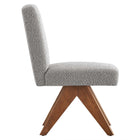 Modway Lyra Boucle Fabric Dining Room Side Chair Set of 2