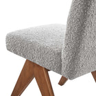 Modway Lyra Boucle Fabric Dining Room Side Chair Set of 2