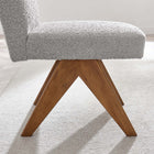 Modway Lyra Boucle Fabric Dining Room Side Chair Set of 2