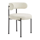 Modway Albie Boucle Fabric Dining Chairs Set of 2
