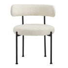Modway Albie Boucle Fabric Dining Chairs Set of 2