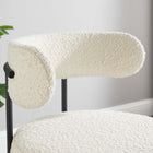 Modway Albie Boucle Fabric Dining Chairs Set of 2