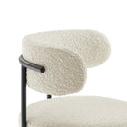 Modway Albie Boucle Fabric Counter Stools Set of 2
