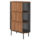Modway Fortitude Three Tier Display Cabinet