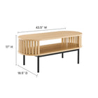 Modway Fortitude Wood Coffee Table