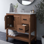 Modway Ashlyn 36" Wood Bathroom Vanity