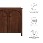 Modway Appia 2-Door Arched Door Storage Cabinet