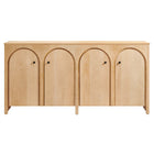 Modway Appia Wood Grain 4-Door Sideboard Storage Cabinet