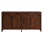 Modway Appia Wood Grain 4-Door Sideboard Storage Cabinet