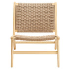 Modway Saoirse Woven Rope Wood Accent Lounge Chair