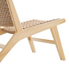 Modway Saoirse Woven Rope Wood Accent Lounge Chair