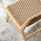 Modway Saoirse Woven Rope Wood Accent Lounge Chair