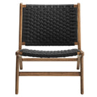 Modway Saoirse Woven Rope Wood Accent Lounge Chair