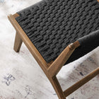 Modway Saoirse Woven Rope Wood Accent Lounge Chair