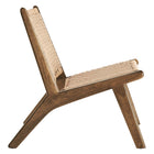 Modway Saoirse Woven Rope Wood Accent Lounge Chair
