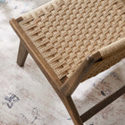Modway Saoirse Woven Rope Wood Accent Lounge Chair