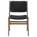 Modway Saoirse Woven Rope Wood Dining Side Chair Set of 2
